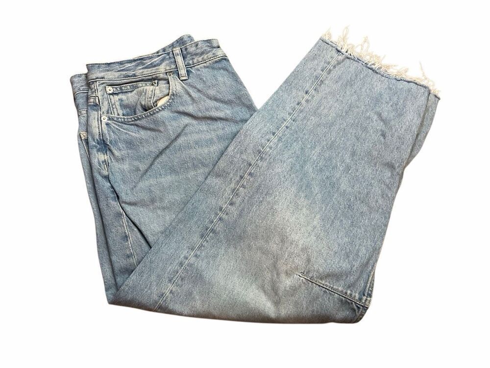Madewell The Darted Barrel Leg Jeans- 31, EDMONSON WASH - Picture 6 of 10
